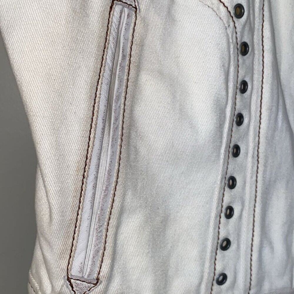 JAKETT New York Genuine Leather and Twill Lightweight Zip Jacket - Picture 14 of 14